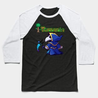 Funny Gifts Terraria Design Character Baseball T-Shirt